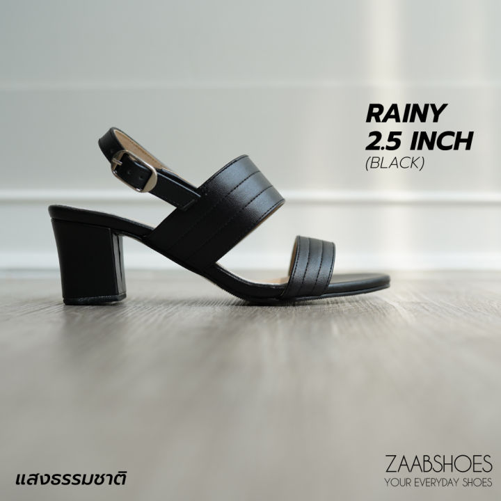 zaabshoes-รุ่น-rainy-2-5-นิ้ว-ปี-2021-รองเท้าส้นสูง-สี-ดำ-black-รองเท้าส้นสูงหญิง-ส้นสูง-รองเท้าแฟชั่นส้นสูง-นิ่ม-ไม่กัดเท้า-ไม่ลื่น