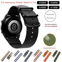 20mm 22mm Woven Breathable Nylon Strap For Samsung Galaxy watch 5/pro/4/Classic Strap for Amazfit 18mm 24mm FabricWatch Band Straps