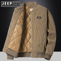 JEEP SPIRIT 1941 ESTD 2022เสื้อใหม่ Corduroy Top Windproof และ Warm