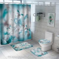【hot】❉  Colorful Shower Curtain Print Flowers Curtains