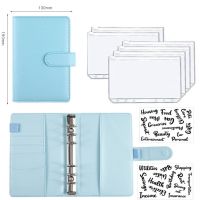 {Kobayashi copy paper} Classeur A6 Buget Binder โน้ตบุ๊กหนังพียูสมุดบันทึกการวางแผนงบประมาณ A6กระเป๋า Enveloppe