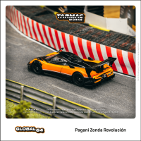 Tarmac Works 1/64 GLOBAL64 Pagani Zonda Revolución Arancio Saint Tropez T64G-TL016-OR