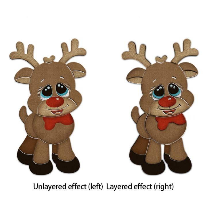 mangocraft-cute-little-christmas-reindeer-metal-cutting-dies-diy-scrapbooking-supplies-cut-dies-for-handmade-card-album-decor