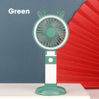 Portable Mini Fan Foldable Stand Holder With Light Adjustable Cooling USB Desktop Fan Rechargeable For Office Household Hand Fan