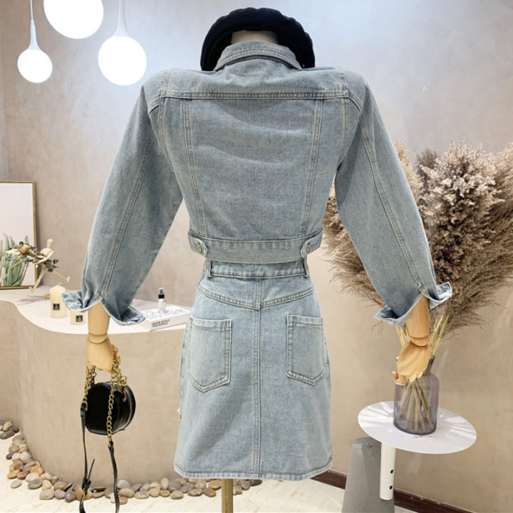 fall-winter-fashion-streetwear-denim-2-piece-set-women-crop-top-short-jacket-coat-mini-skirt-sets-casual-skirt-two-piece-suits