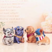 Cute Bulldog Dog Piggy Bank Piggy Bank Hero Corgi Golden Retriever Husky Dog Toy Decoration Decorative Resin Creative Model