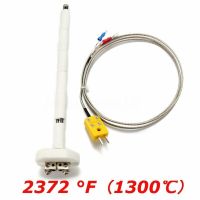 Universal K ประเภท Thermocouple บล็อกเตาเผาเตาเผาเซรามิค Probe 2372/1300องศา F/C 11G เครื่องมืออุณหภูมิ NewBest