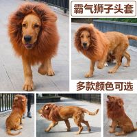 Golden Retriever Funny Lion Headgear Wig Transformation Pet Corgi and Other Medium and Large Dog Hat Dog Funny Headwear