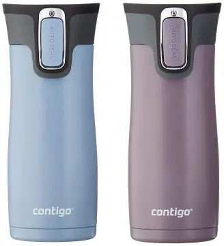 Contigo Autoseal West Loop Vacuum-Insulated Stainless Steel Travel Mug, 20 oz, Earl Grey