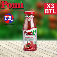 Pomi Tomato Sauce L+ ซอสมะเขือเทศ สูตรไลโคพีนเข้มข้น 500g. แพ็ค 3 ขวด