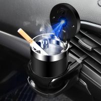 [COD] Yiju round car ashtray wholesale automatic stainless steel liner ash collection box manufacturer