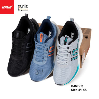 [BAOJI แท้💯%] รองเท้าผ้าใบรุ่น BJM663 รองเท้ากีฬา รองเท้าลำลอง รองเท้าผ้าใบชาย