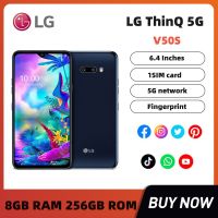 โทรศัพท์มือถือ LG V50S ปลดล็อค ThinQ 5G 6.4นิ้ว8GB RAM 256GB ROM 32MP กล้องหลังคู่ LTE ซิมเดียวลายนิ้วมือ