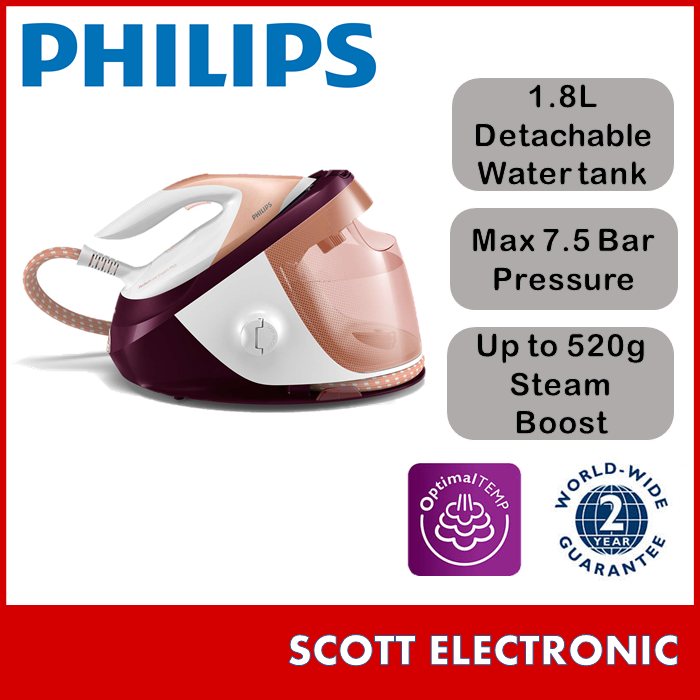 Philips 1.8L Perfect Care Expert Plus Steam generator iron GC8962 with ...