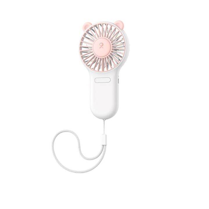 USB fan mini flash small electric fan portable outdoor handheld fan with lanyard Y98B