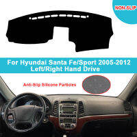 Car Auto Dashboard Cover For Hyundai Santa Fe 2005 - 2012 Flannel Suede Polyester Dashmat Carpet Rug Avoid Light Refracion