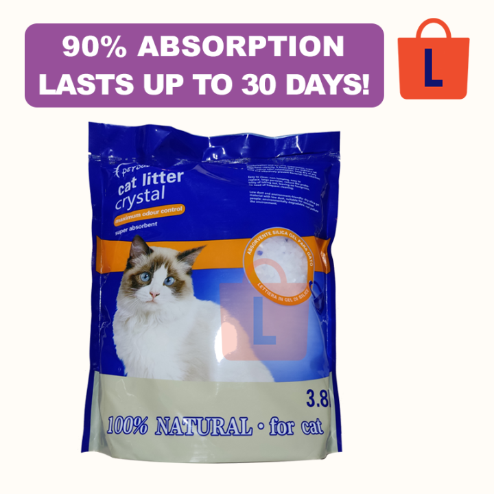 Cat Litter Silica Gel Crystal Sand Natural Unscented Lazada PH