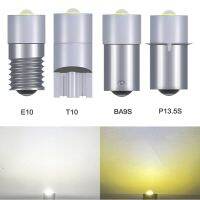 [Hot K] 2Pcs T10 BA9S P13.5S E10 DC 6-24V 5W ไฟฉายพลังแอลอีดีหลอดไฟ1SMD 3535โคมไฟทำงานฉุกเฉินไฟฉายอุปกรณ์เสริม