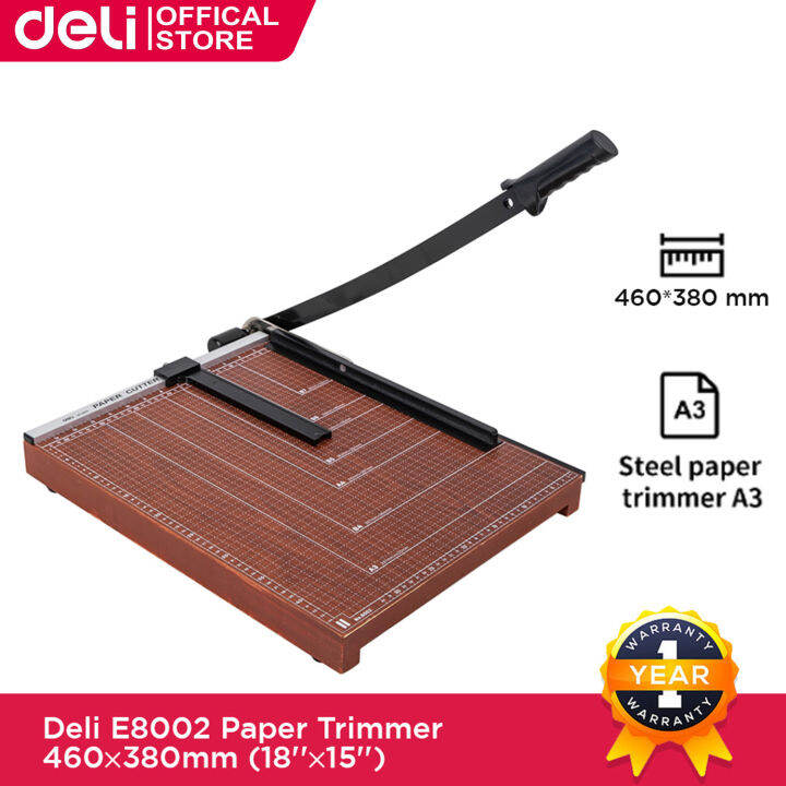 Deli 18''×15'' Paper Trimmer 460×380mm Cutters Trimmers for Papers
