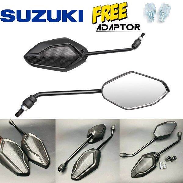 SUZUKI GIXXER MOTORCYCLE SIDE MIRROR LONG STEM STOCK TYPE / STOCK SIZE