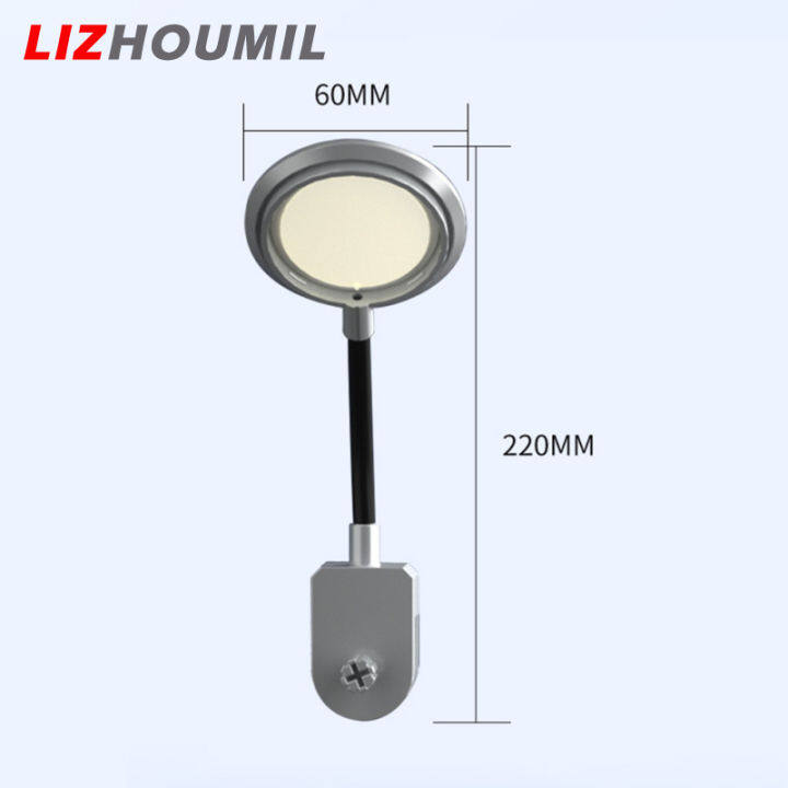 lizhoumil-ไฟตัวหนีบถังปลา5w-ประหยัดพลังงานประหยัดพลังงานกันน้ำมีความยืดหยุ่นโคมไฟสำหรับตู้ปลา