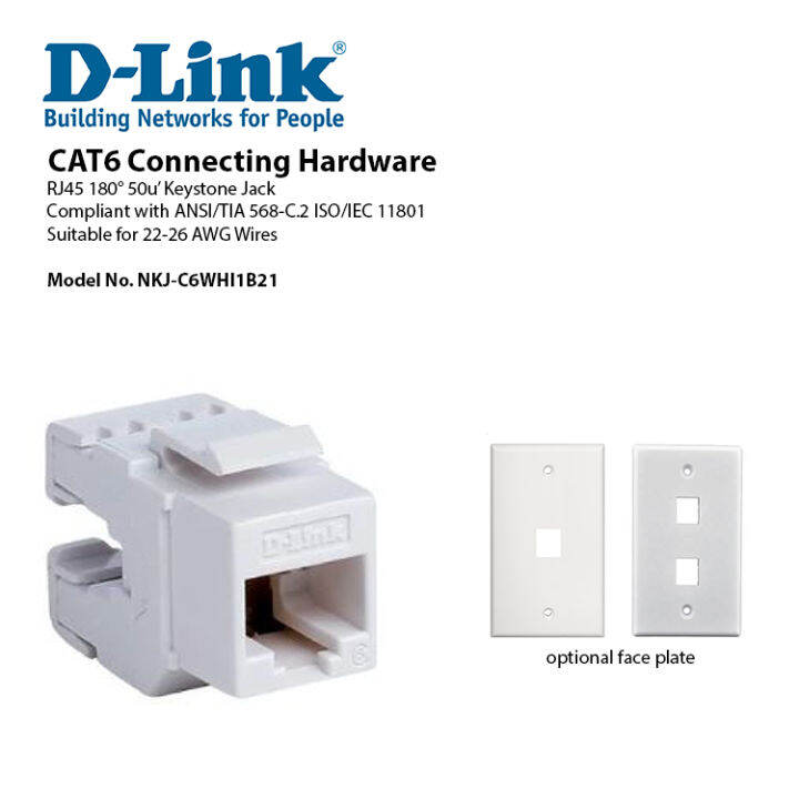 KEYSTONE JACK RJ45 Dlink Lazada PH