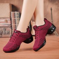 hot【DT】 Fashion Sneakers Shoes for ing Woven Mesh Jazz Dancing Ladies Outdoor