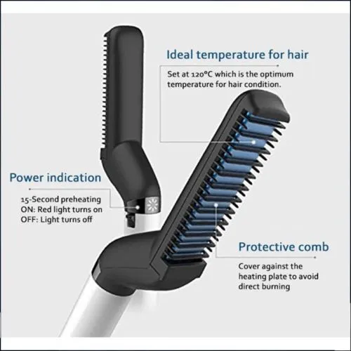 Quick Hair Styler for Men Father Electric Hair Comb Straightener Holiday Father's Day Gift And Hair Styling for Men | Lazada Quick Hair Styler for Men Father Electric Hair Comb Straightener Holiday Father's Day Gift And Hair Styling for Men | Lazada