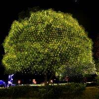 4M X 6M 2X3M 1.5MX1.5M Karangan Bunga Natal LED String EU US Net Lights Fairy Xmas Party Garden Dekorasi Pernikahan Lampu Tirai