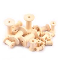 【YF】﹍☢❉  Natutral Bobbins Spools Reels Organizer Twine Holders Textile Thread Wire Tools Sewing Accessories