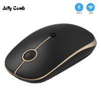 Jelly Comb 2.4G USB Wireless Mouse for Computer Bluetooth-compati Mouse for iPad Laptop 2400 DPI Gaming Mouse Silent Mice