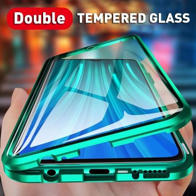 「Enjoy electronic」 Double Side Glass Magnetic Case For Redmi Note 9S 8T 8 Pro Redmi 9 9A 9C 8 K20 POCO X3 M3 Mi 10 11 10T Pro Full Protection Cover