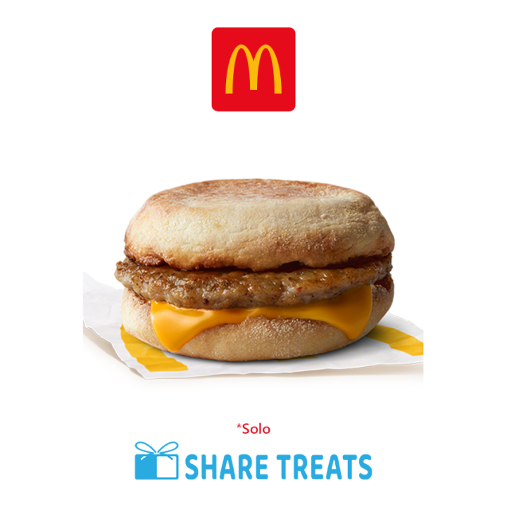 Mcdonald's Sausage McMuffin Solo (SMS eVoucher) Lazada PH