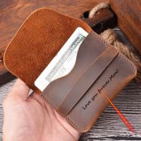 Personalised Engraved Leather Card Holder Leather Wallet Christmas Gift for Her Dropshipping Card Holders