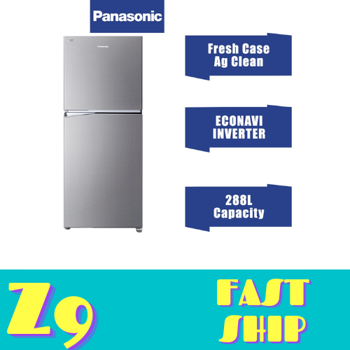 Panasonic 2 Door Refrigerator (288 L) NRBL302PSMY Lazada