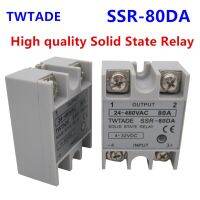 โมดูลโซลิดสเตทรีเลย์ Ssr-80da 3-32V Dc ถึง24-480V Ac Ssr-80 Da Ssr 80a