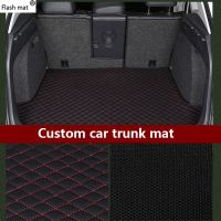 Flash mat leather Car Trunk Mats for Subaru All Models forester XV Crosstrek impreza tribeca car accessories custom cargo liner