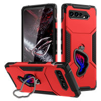 ASUS ROG Phone 5 / ROG Phone 5S เคสเกราะเกรดทหารและเคสโทรศัพท์มือถือป้องกันการตกพร้อมขาตั้ง