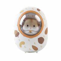 Cute Space Capsule Hamster Hand Warmer and Dual-Use 2-in-1 4-Speed Temperature Controlled Breathing Light