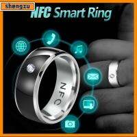 SHENGZU ใหม่ มัลติฟังก์ชั่น เทคโนโลยี ฉลาด การเชื่อมต่อที่สวมใส่ได้ แหวนนิ้ว NFC ฉลาด