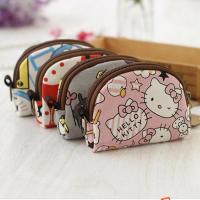 Japanese And Korean Womens Canvas Small Coin Purse Small Fresh Fabric Retro Flower Hand Holding Small Square Bag Cartoon Coin Bag 【OCT】