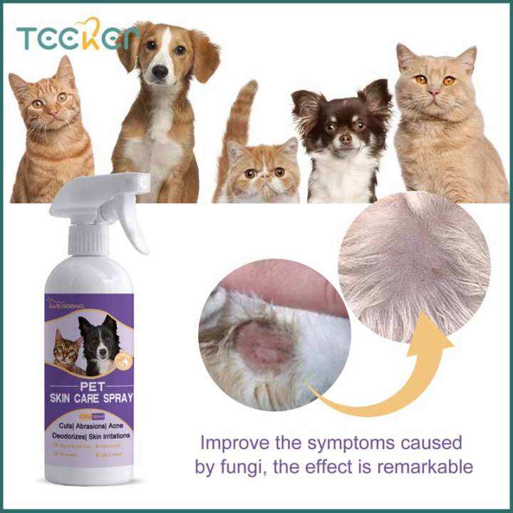 TeekerPet 60ml Itch Relief Spray for Dogs Cats Hot Spot Treatment for