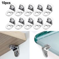 10pcs Partition Support Holder Shelf Corner Brackets Cabinet Wardrobe Partition Support Glass Plate Support Fastener Hardware