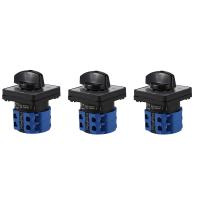 3X AC 440V 240V ON/OFF/ON Universal Change Over Rotary Cam Switch