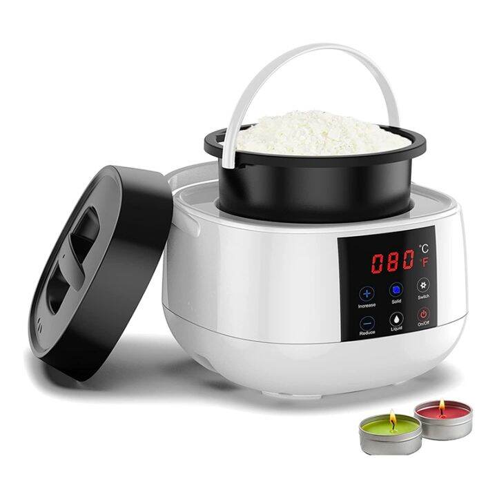 Candle Making Wax Melting Pot,Wax Melter for Candle Making,LED