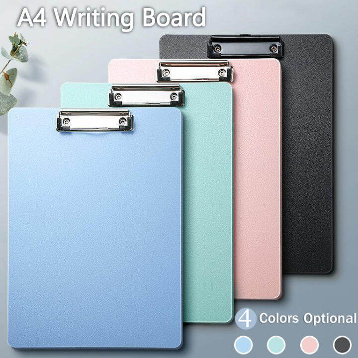 A4 Writing Board Clipboards Multiple Colors Folder Clip Multifunctional