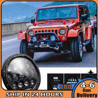 【 AM?ไฟหน้า LED 7นิ้ว280W 6000K 28000LM รัศมีมุมสำหรับ Wrangler CJ JK LJ 97-17