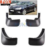 FIT สำหรับ CITROEN C5 2008 2009 2010 2011 2012 2013 MUD FLAP FLAPS SPLASH GUARDS MUDGUARD W โลโก้อุปกรณ์เสริม