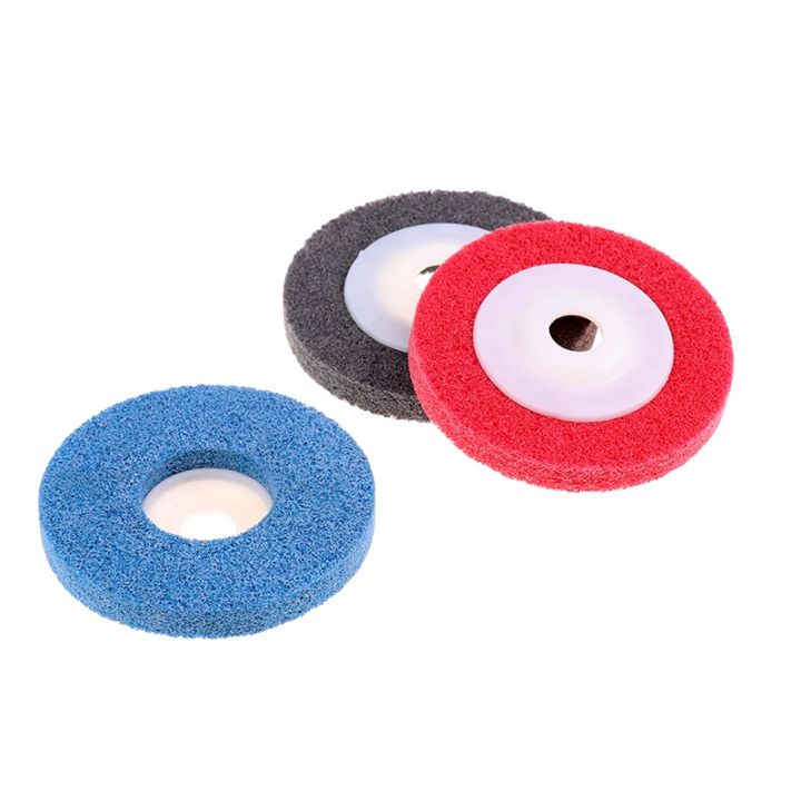 2pcs-4inch-100mm-nylon-fiber-wheel-grinding-pad-angle-grinder-non-woven-sanding-disc-for-metals-wood-crafts-polishing-cheaning