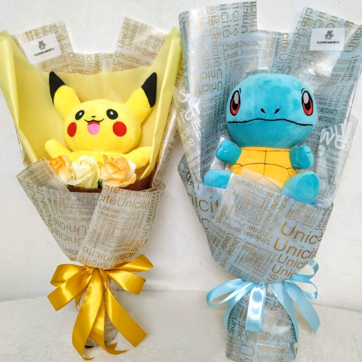 [READY STOCK IN MALAYSIA] Pikachu Squirtle Charmander Pokemon Plush ...